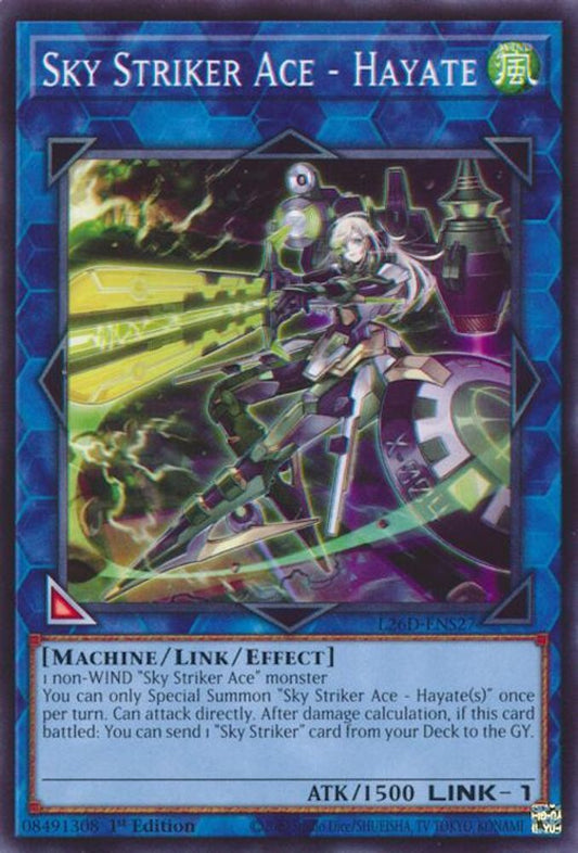 L26D-ENS27 - Sky Striker Ace - Hayate - Common / Short Print - Legendary Modern Decks 2026