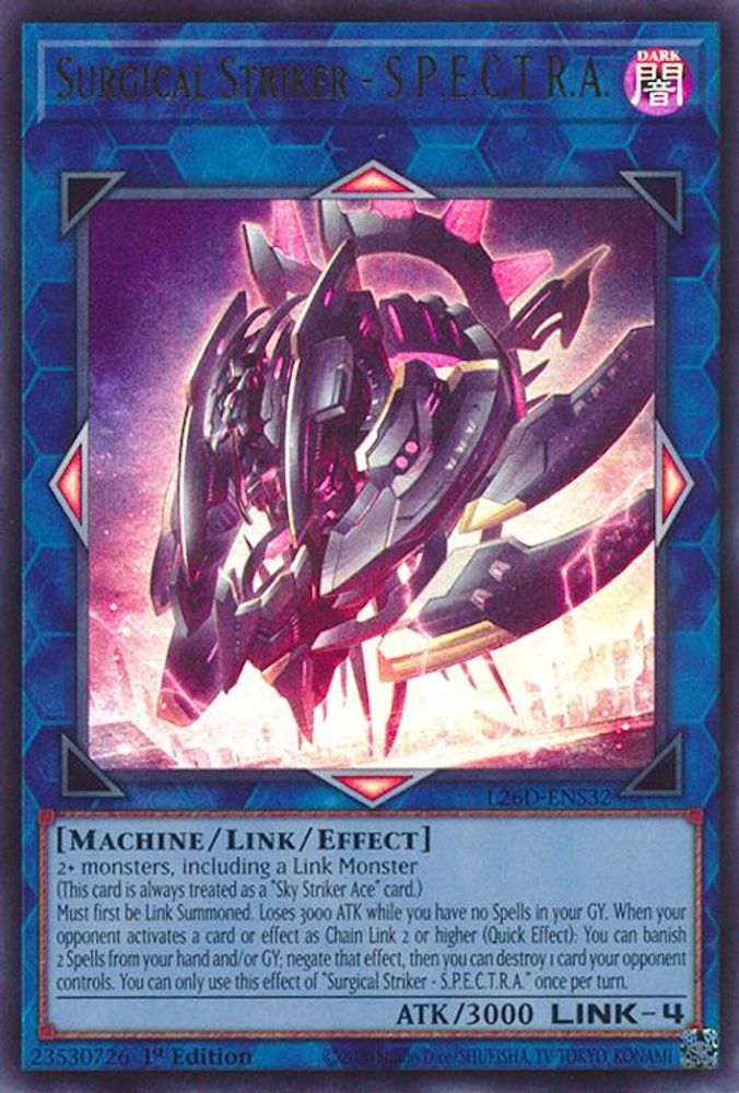 L26D-ENS32 - Surgical Striker - S.P.E.C.T.R.A. - Ultra Rare - Legendary Modern Decks 2026