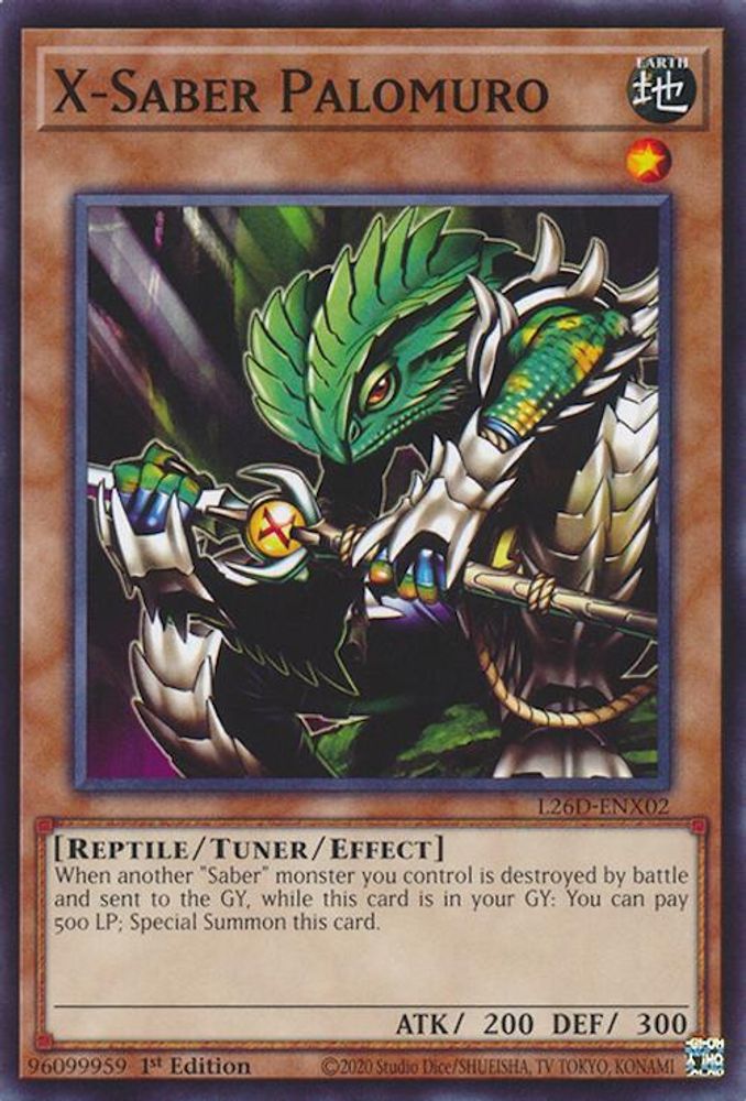 L26D-ENX02 - X-Saber Palomuro - Common - Legendary Modern Decks 2026