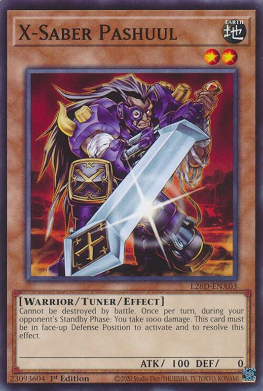 L26D-ENX03 - X-Saber Pashuul - Common - Legendary Modern Decks 2026