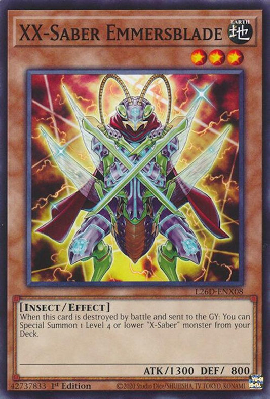 L26D-ENX08 - XX-Saber Emmersblade - Common - Legendary Modern Decks 2026