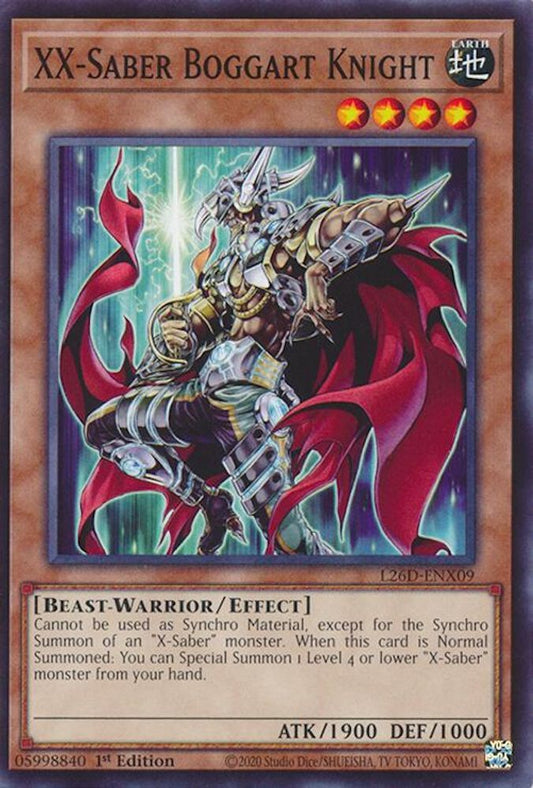L26D-ENX09 - XX-Saber Boggart Knight - Common / Short Print - Legendary Modern Decks 2026