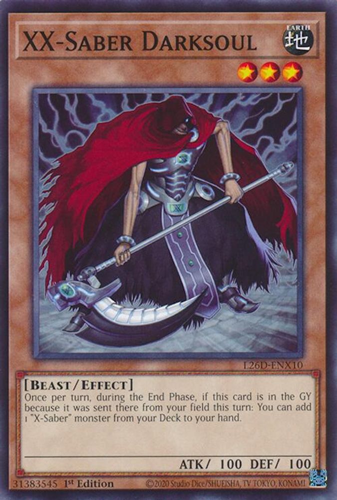 L26D-ENX10 - XX-Saber Darksoul - Common - Legendary Modern Decks 2026