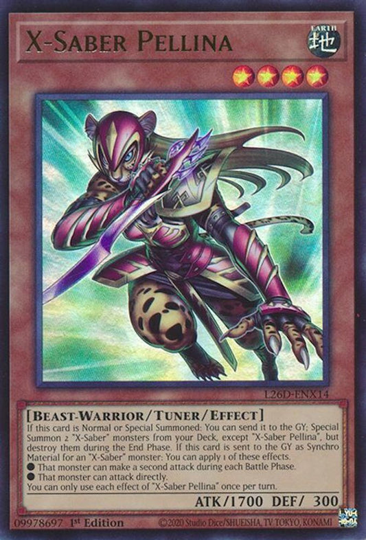 L26D-ENX14 - X-Saber Pellina - Common - Legendary Modern Decks 2026