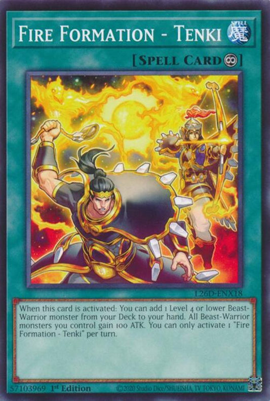 L26D-ENX18 - Fire Formation - Tenki - Common / Short Print - Legendary Modern Decks 2026