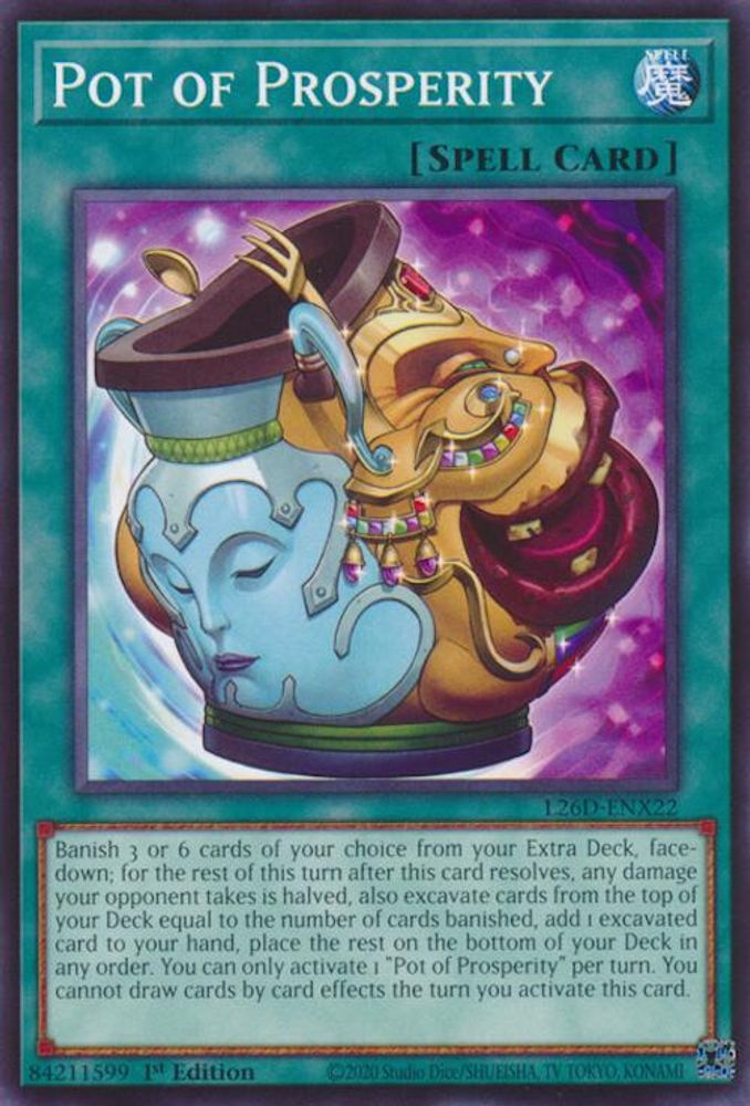 L26D-ENX22 - Pot of Prosperity - Common - Legendary Modern Decks 2026