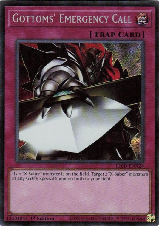 L26D-ENX26 - Gottoms' Emergency Call - Secret Rare - Legendary Modern Decks 2026