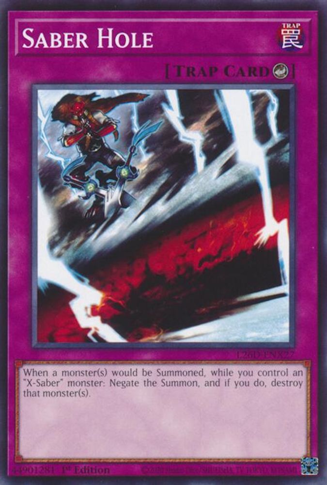 L26D-ENX27 - Saber Hole - Common - Legendary Modern Decks 2026