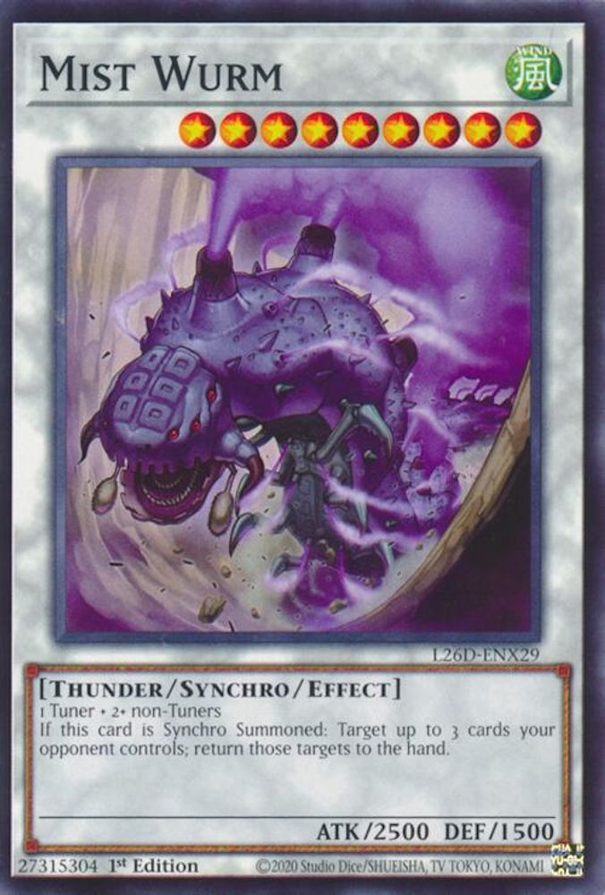 L26D-ENX29 - Mist Wurm - Common - Legendary Modern Decks 2026