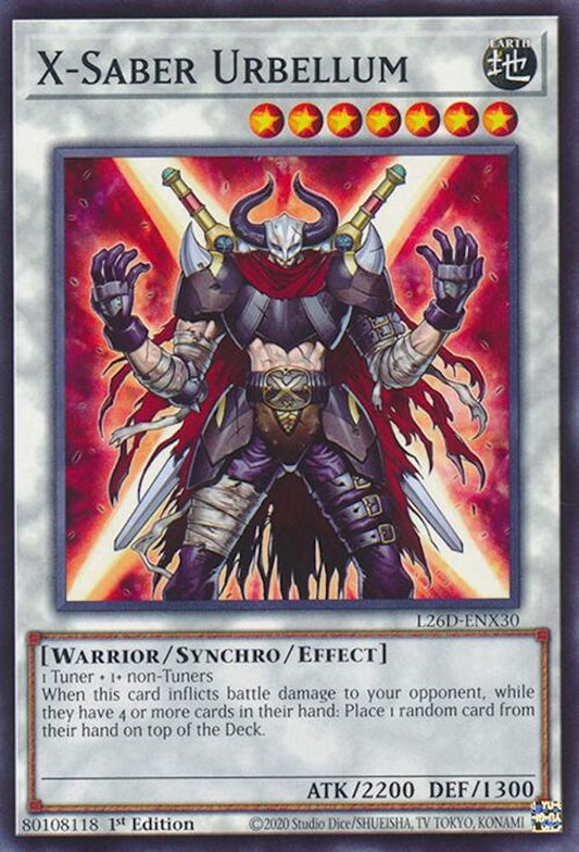 L26D-ENX30 - X-Saber Urbellum - Common - Legendary Modern Decks 2026
