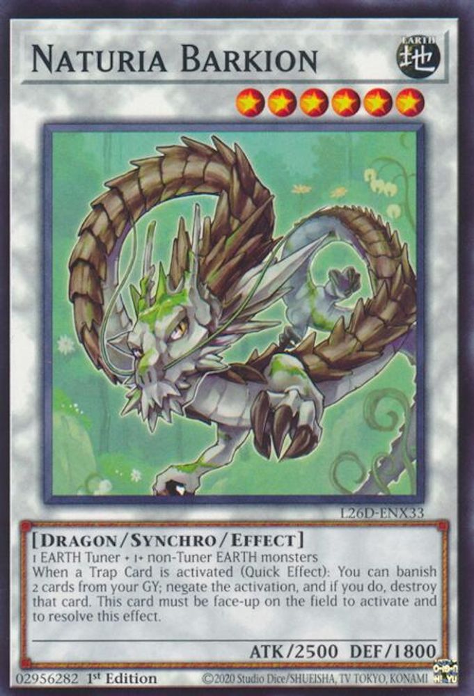 L26D-ENX33 - Naturia Barkion - Common - Legendary Modern Decks 2026