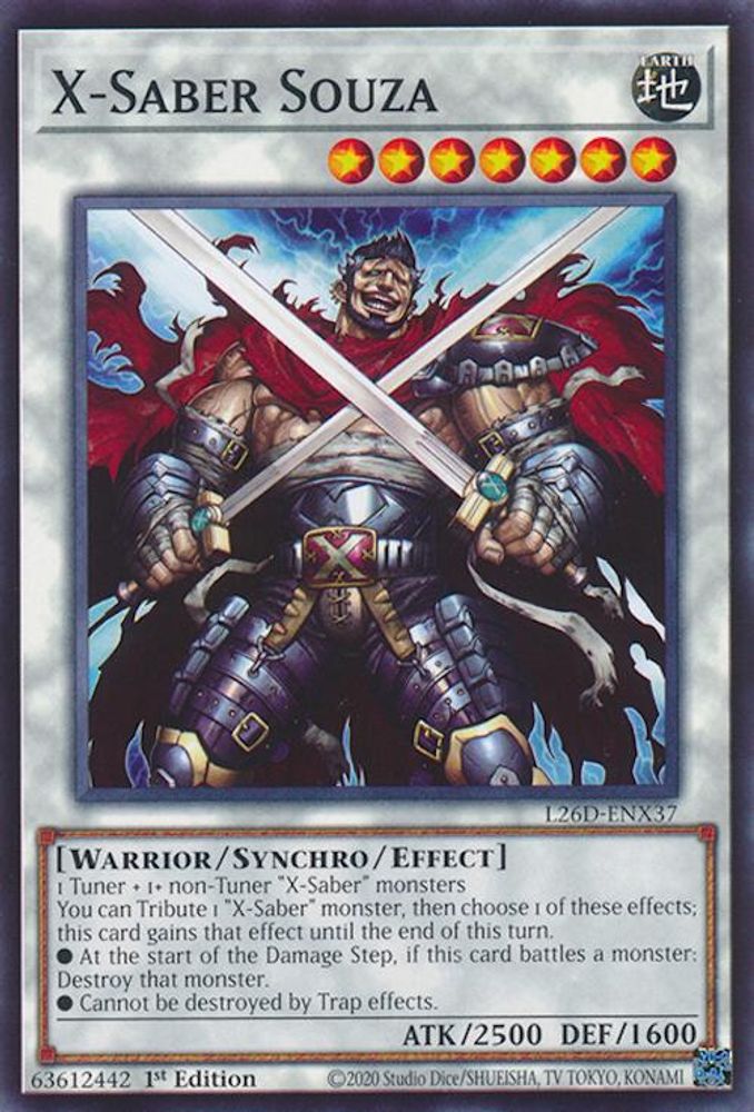 L26D-ENX37 - X-Saber Souza - Common - Legendary Modern Decks 2026