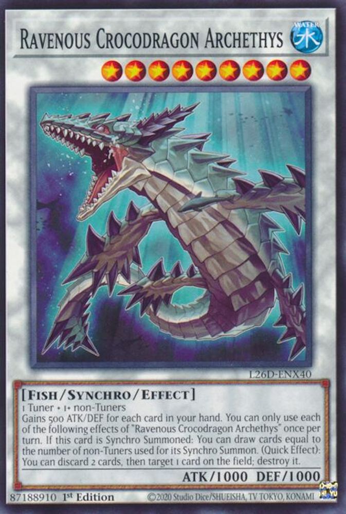 L26D-ENX40 - Ravenous Crocodragon Archethys - Common - Legendary Modern Decks 2026