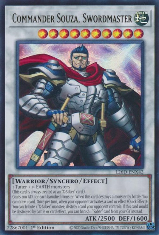 L26D-ENX42 - Commander Souza, Swordmaster - Ultra Rare - Legendary Modern Decks 2026