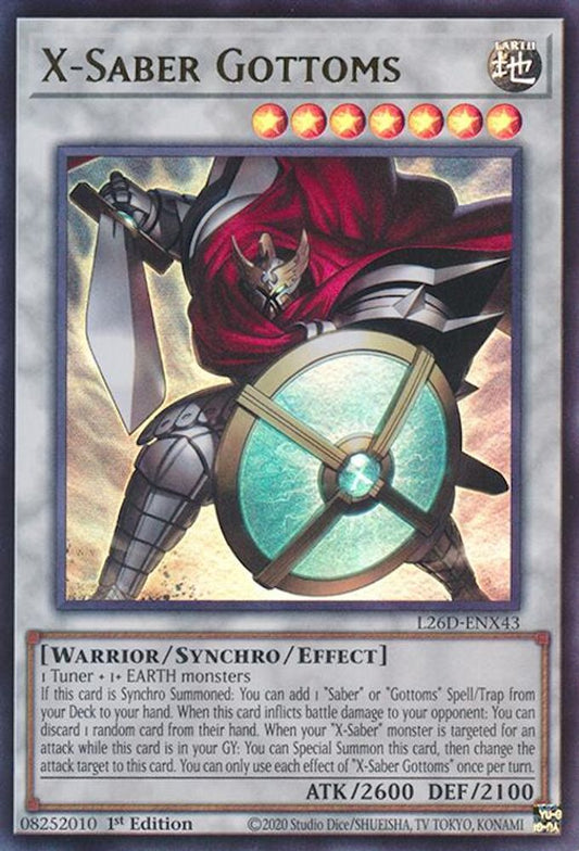 L26D-ENX43 - X-Saber Gottoms - Ultra Rare - Legendary Modern Decks 2026