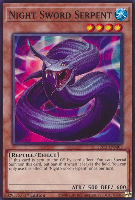 L26D-ENM03 - Night Sword Serpent - Common - Legendary Modern Decks 2026