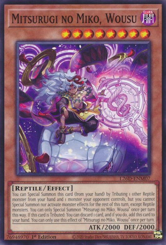 L26D-ENM07 - Mitsurugi no Miko, Wousu - Common - Legendary Modern Decks 2026