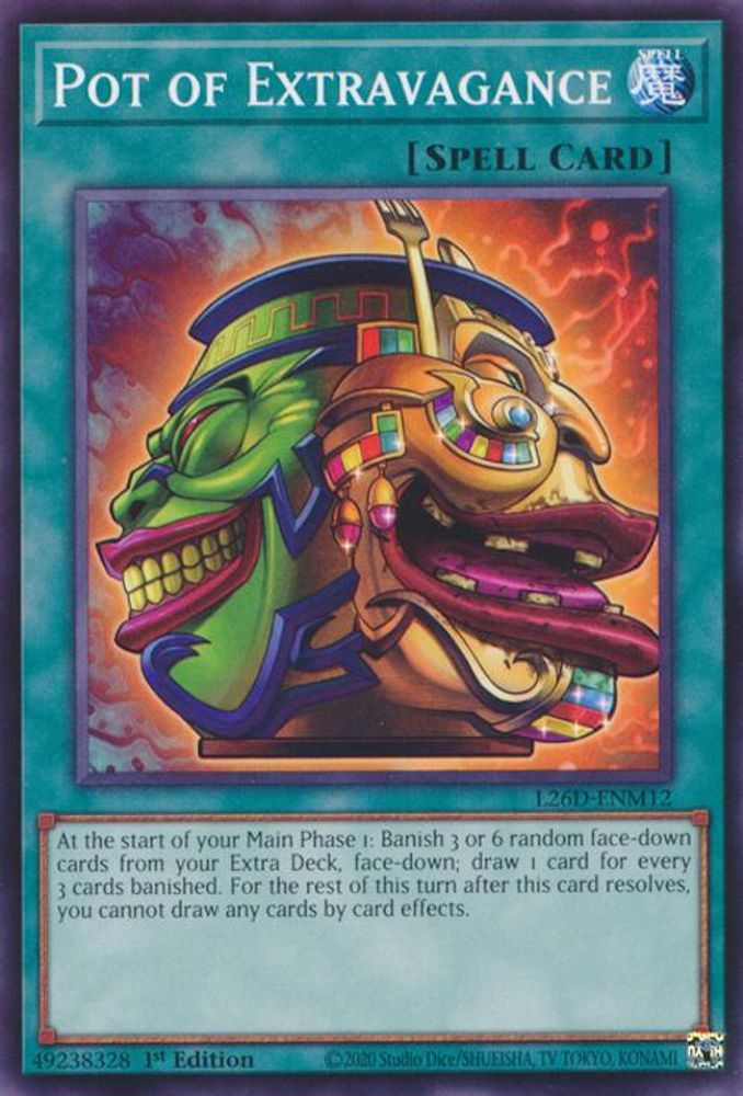 L26D-ENM12 - Pot of Extravagance - Common / Short Print - Legendary Modern Decks 2026