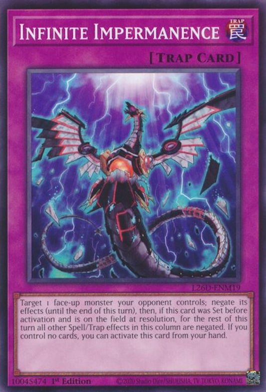 L26D-ENM19 - Infinite Impermanence - Common / Short Print - Legendary Modern Decks 2026