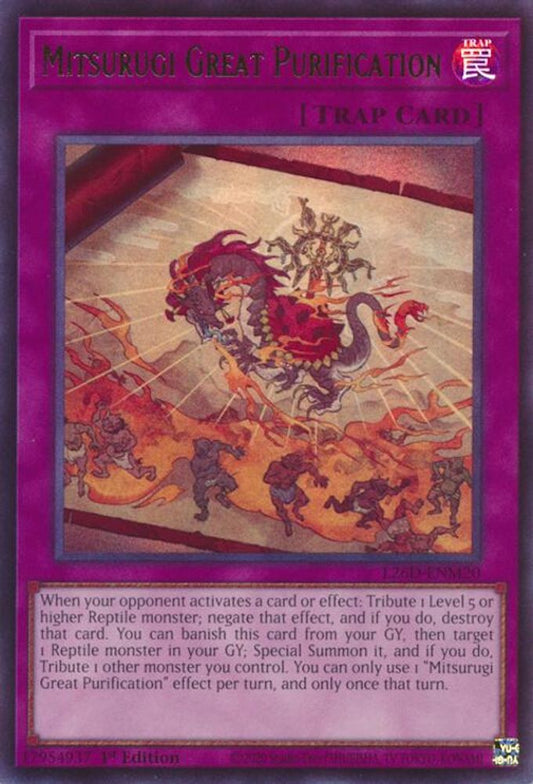 L26D-ENM20 - Mitsurugi Great Purification - Ultra Rare - Legendary Modern Decks 2026