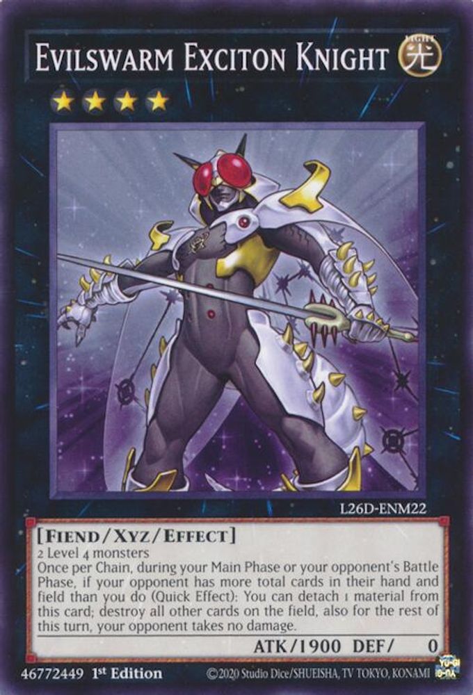 L26D-ENM22 - Evilswarm Exciton Knight - Common - Legendary Modern Decks 2026