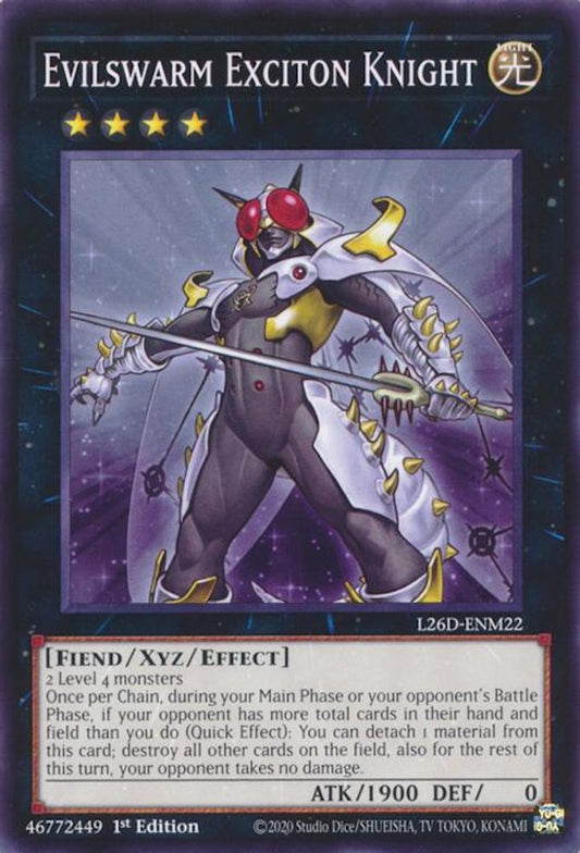 L26D-ENM22 - Evilswarm Exciton Knight - Common - Legendary Modern Decks 2026