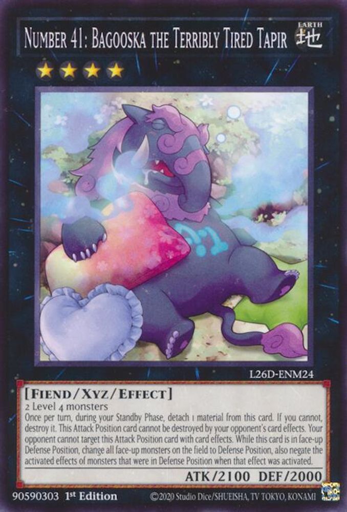L26D-ENM24 * Number 41: Bagooska the Terribly Tired Tapir * Common * Legendary Modern Decks 2026