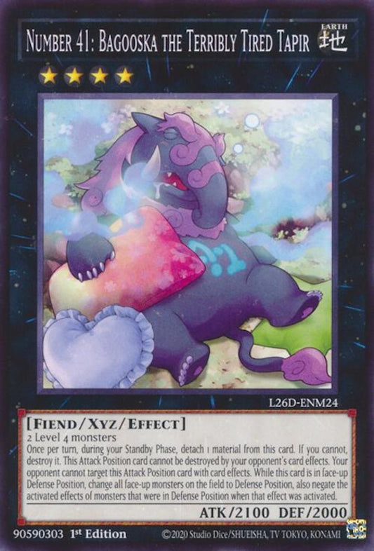 L26D-ENM24 - Number 41: Bagooska the Terribly Tired Tapir - Common - Legendary Modern Decks 2026