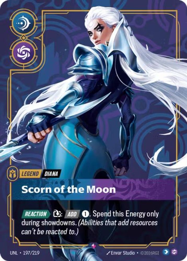 197/219 - Scorn of the Moon (Foil) - Rare - Unleashed