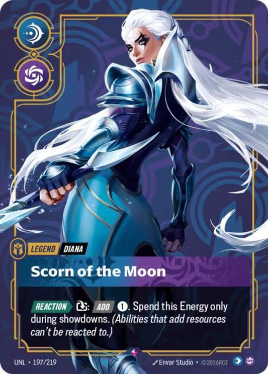 197/219 - Scorn of the Moon (Foil) - Rare - Unleashed