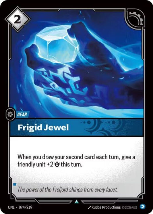 074/219 - Frigid Jewel (Foil) - Uncommon - Unleashed