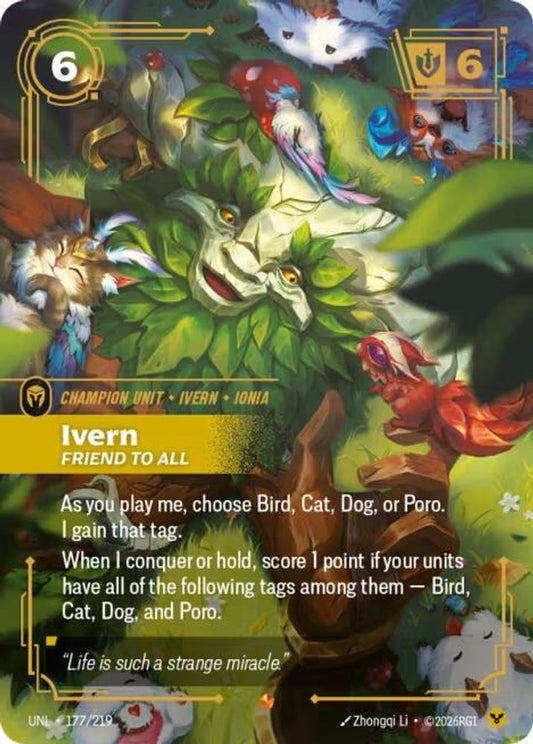 177/219 - Ivern, Friend to All (Foil) - Epic - Unleashed