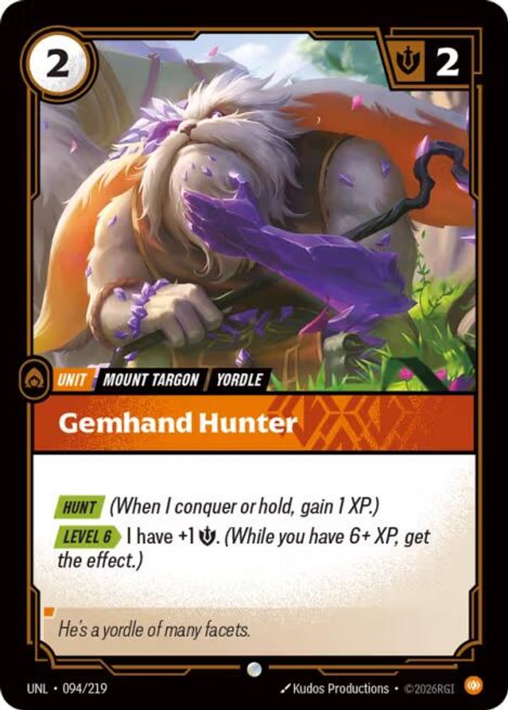 094/219 - Gemhand Hunter (Foil) - Common - Unleashed