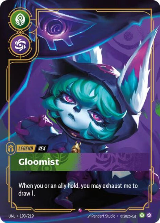 193/219 - Gloomist (Foil) - Rare - Unleashed