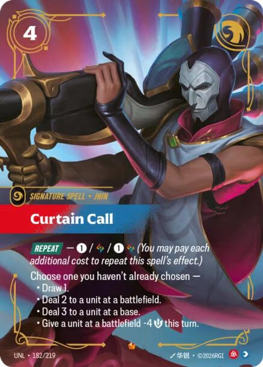 182/219 - Curtain Call (Foil) - Epic - Unleashed