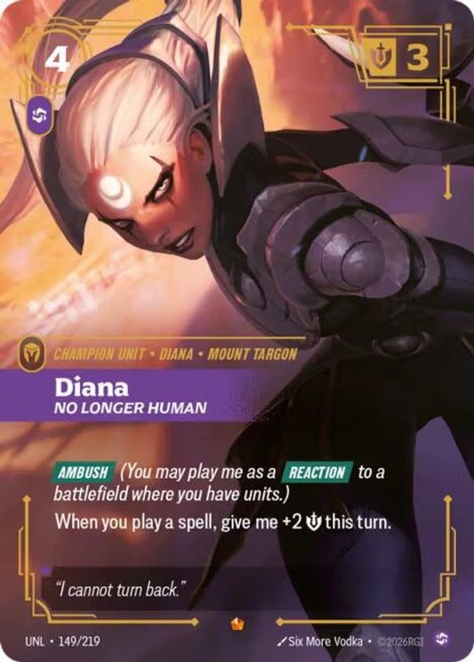 149/219 - Diana, No Longer Human (Foil) - Epic - Unleashed