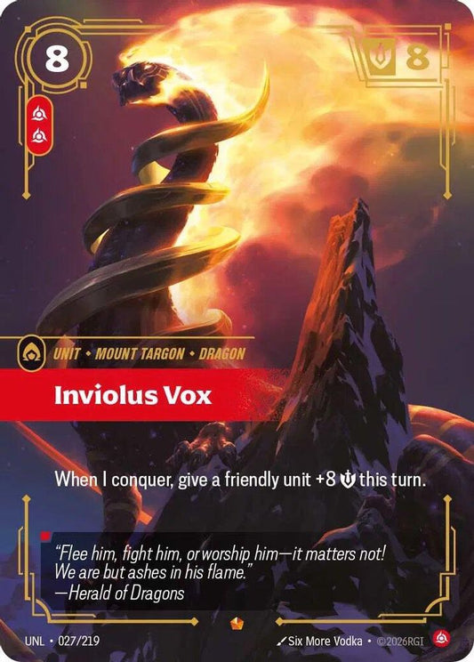 027/219 - Inviolus Vox (Foil) - Epic - Unleashed