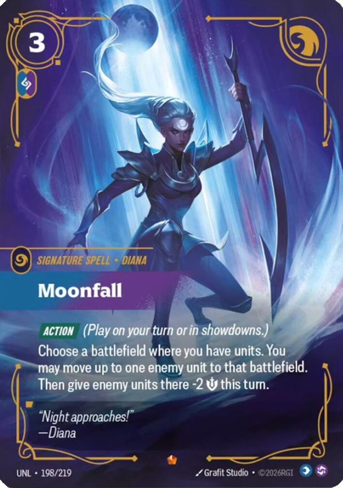 198/219 - Moonfall (Foil) - Epic - Unleashed