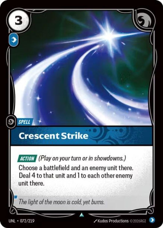 072/219 - Crescent Strike (Foil) - Uncommon - Unleashed