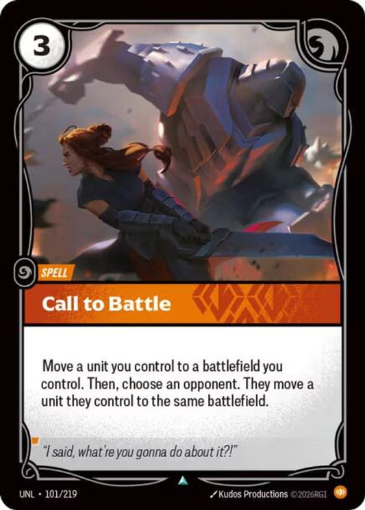 101/219 - Call to Battle (Foil) - Uncommon - Unleashed