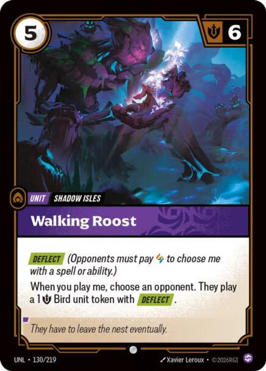 130/219 - Walking Roost (Foil) - Common - Unleashed