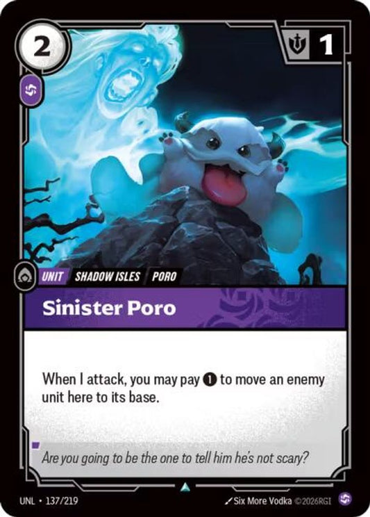 137/219 - Sinister Poro (Foil) - Uncommon - Unleashed