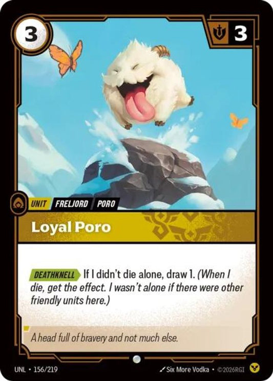 156/219 - Loyal Poro - Common - Unleashed