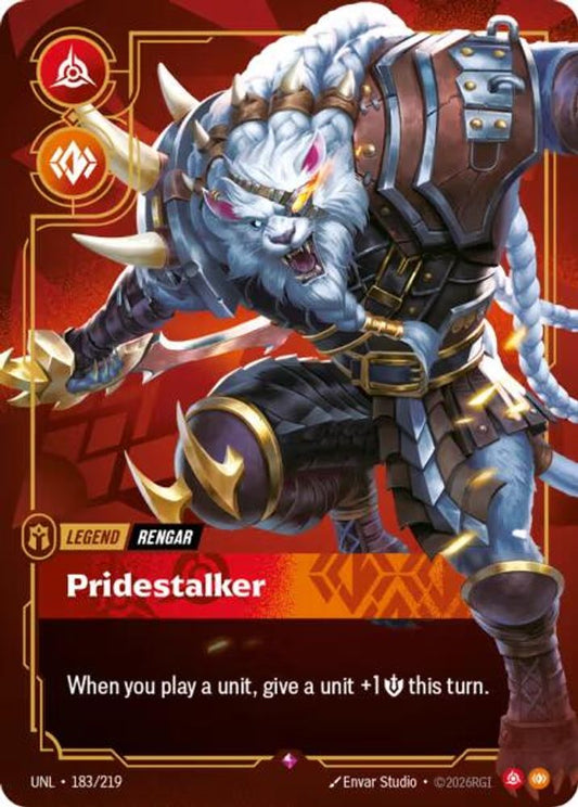 183/219 - Pridestalker (Foil) - Rare - Unleashed