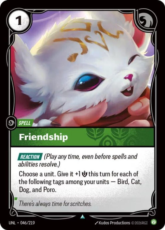 046/219 - Friendship (Foil) - Uncommon - Unleashed