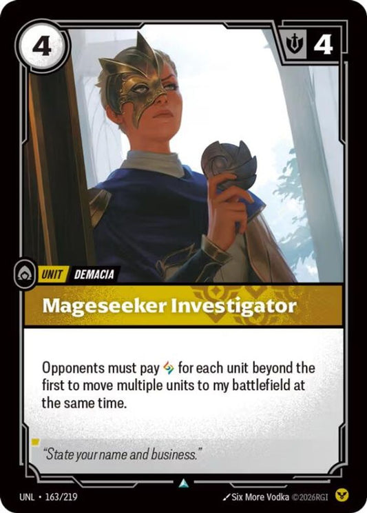 163/219 - Mageseeker Investigator (Foil) - Uncommon - Unleashed