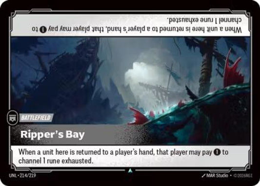 214/219 - Ripper's Bay (Foil) - Uncommon - Unleashed
