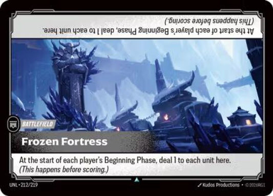 212/219 - Frozen Fortress (Foil) - Uncommon - Unleashed