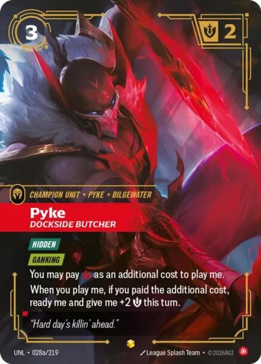 028a/219 - Pyke - Dockside Butcher (Alternate Art) - Showcase - Unleashed