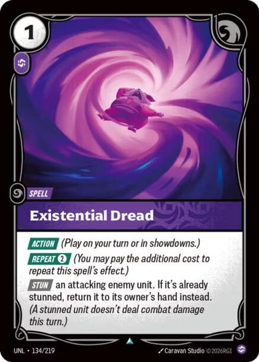 134/219 - Existential Dread (Foil) - Uncommon - Unleashed
